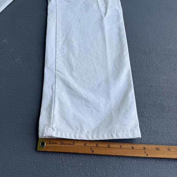 Vintage white painter dickie workwear carpenter pants 34x30 - Picture 8 of 8